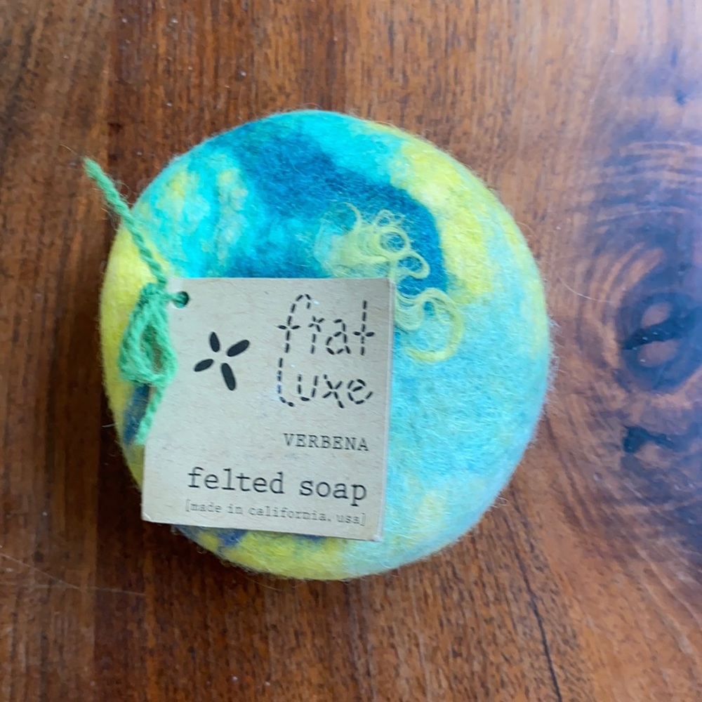 Fiat luxe felted soap